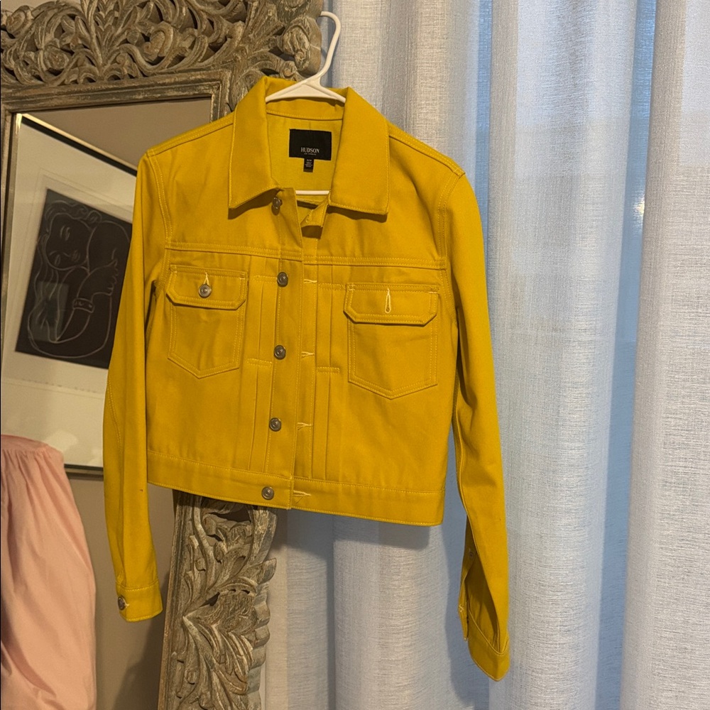 Hudson Mustard Yellow Jean Jacket
